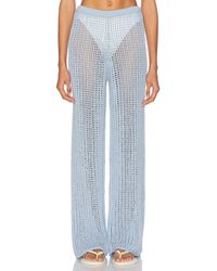 La Porte - Mia Windowpane Knit Pant - Lyst