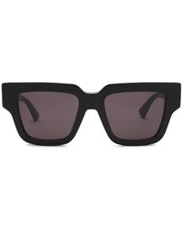 Bottega Veneta - Nude Triangle Square Sunglasses - Lyst