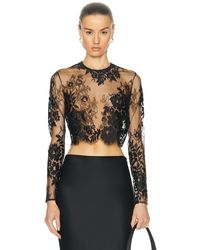 The Sei - Long Sleeve Lace Tee - Lyst