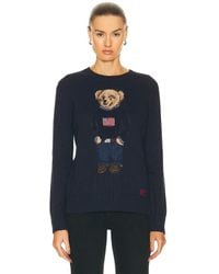 Polo Ralph Lauren - Bear Long Sleeve Pullover Sweater - Lyst