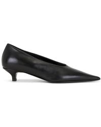 TOTEME - Sharp Nappa Kitten Pumps - Lyst