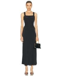 STAUD - Nic Silk Maxi Dress - Lyst