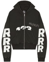 RRR123 Inri Zip Hoodie in Blue for Men | Lyst