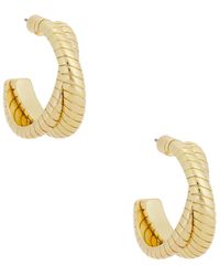 Roxanne Assoulin - Double Cobra Hoop Earrings - Lyst