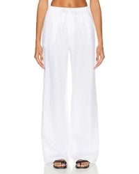 AEXAE - Linen Drawstring Trouser - Lyst