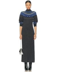 Rabanne - Robe Long Sweater Dress - Lyst