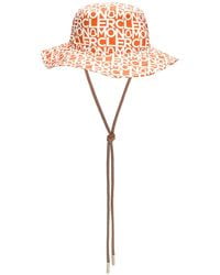 Moncler - Logo Print Bucket Hat - Lyst