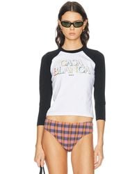CASABLANCA - Baseball Tee - Lyst