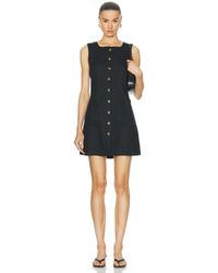 Posse - Emma Button Down Mini Dress - Lyst