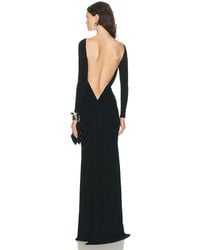Alex Perry - Long Sleeve Open Back Gown - Lyst