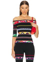 Emilio Pucci - Off The Shoulder Sweater - Lyst