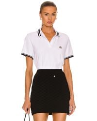Moncler - Short Sleeve Sporty Polo Top - Lyst
