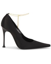 【Saint Laurent】DOVILLE PUMP 75MM◆8101219QNAO Saint Laurent Doville Pump in Brown | Lyst