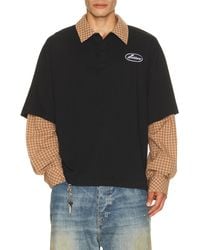 we11done - Polo Layered Shirt - Lyst