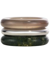 BY PARIAH - Stone Trilogy Stack Ring - Lyst