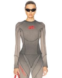 Alexander Wang - Blade Logo Long Sleeve Top - Lyst