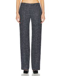 Alessandra Rich - Sequin Checked Tweed Trouser - Lyst