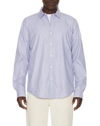 Onia - Poplin Long Sleeve Button Down Shirt - Lyst