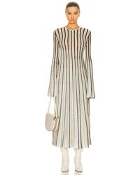 Stella McCartney - Lurex Knit Long Dress - Lyst