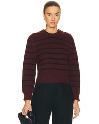 Bottega Veneta - Striped Rib Knit Sweater - Lyst