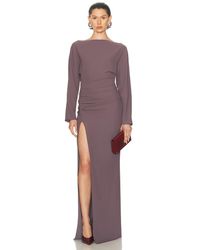LAPOINTE - Stretch Drape Crepe Off The Shoulder Dress - Lyst