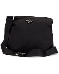 Prada - Tessuto Flat Messenger Bag - Lyst