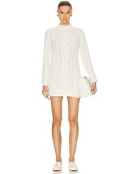 Loulou Studio - Layo Turtleneck Cable Knit Dress - Lyst