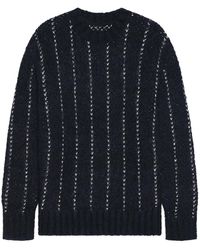 Sacai - Jacquard Knit Sweater - Lyst