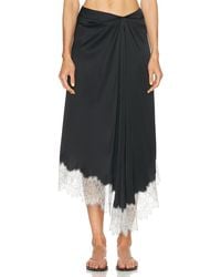 STAUD - Sonoma Silk Skirt - Lyst