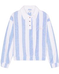 Rhude - Striped Loop Terry Polo - Lyst