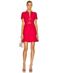 Valentino - Short Sleeve Mini Dress - Lyst