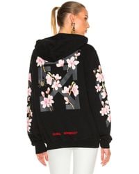off white sakura pink hoodie