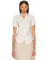 Burberry - Button Up Top - Lyst