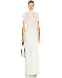 Christopher Esber - Fusion Ruched Tee Gown - Lyst