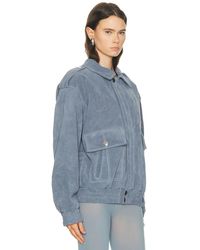 YUHAN WANG Houndstooth Knotted Jacket in Black | Lyst