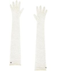 Handsome Stockholm - Lace Extra Long Gloves - Lyst