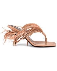 Alexander Wang Ivy 85 Feather Sandal - Mehrfarbig