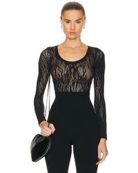 Wolford - Snake Lace String Bodysuit - Lyst