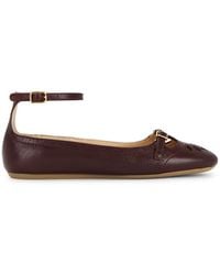 Chloé - Leather Ballet Flats 'Misty' - Lyst