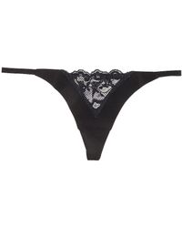 Fleur du Mal - Charlotte Lace V String Panty - Lyst