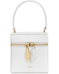 Alaïa Cube Leather Vanity Bag in Black | Lyst