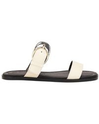 STAUD - Harlow Flat Sandal - Lyst