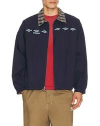 Pleasures - X Umbro Diamonds Reversible Blouson Jacket - Lyst