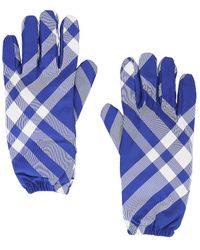Burberry - Tri Bar Check Cold Weather Nylon Gloves - Lyst