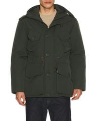 Fred Perry - Patch Pocket Puffer Jacket - Lyst