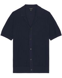 Club Monaco - Boucle Camp Collar Shirt - Lyst