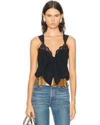 Chloé - Tie Front Tank Top - Lyst