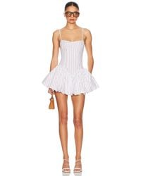 Helsa - Stripe Bubble Mini Dress - Lyst