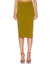 Tom Ford - Compact Double Face Pencil Skirt - Lyst