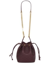 Saint Laurent - Small Cassandre Quilted Bucket Bag - Lyst